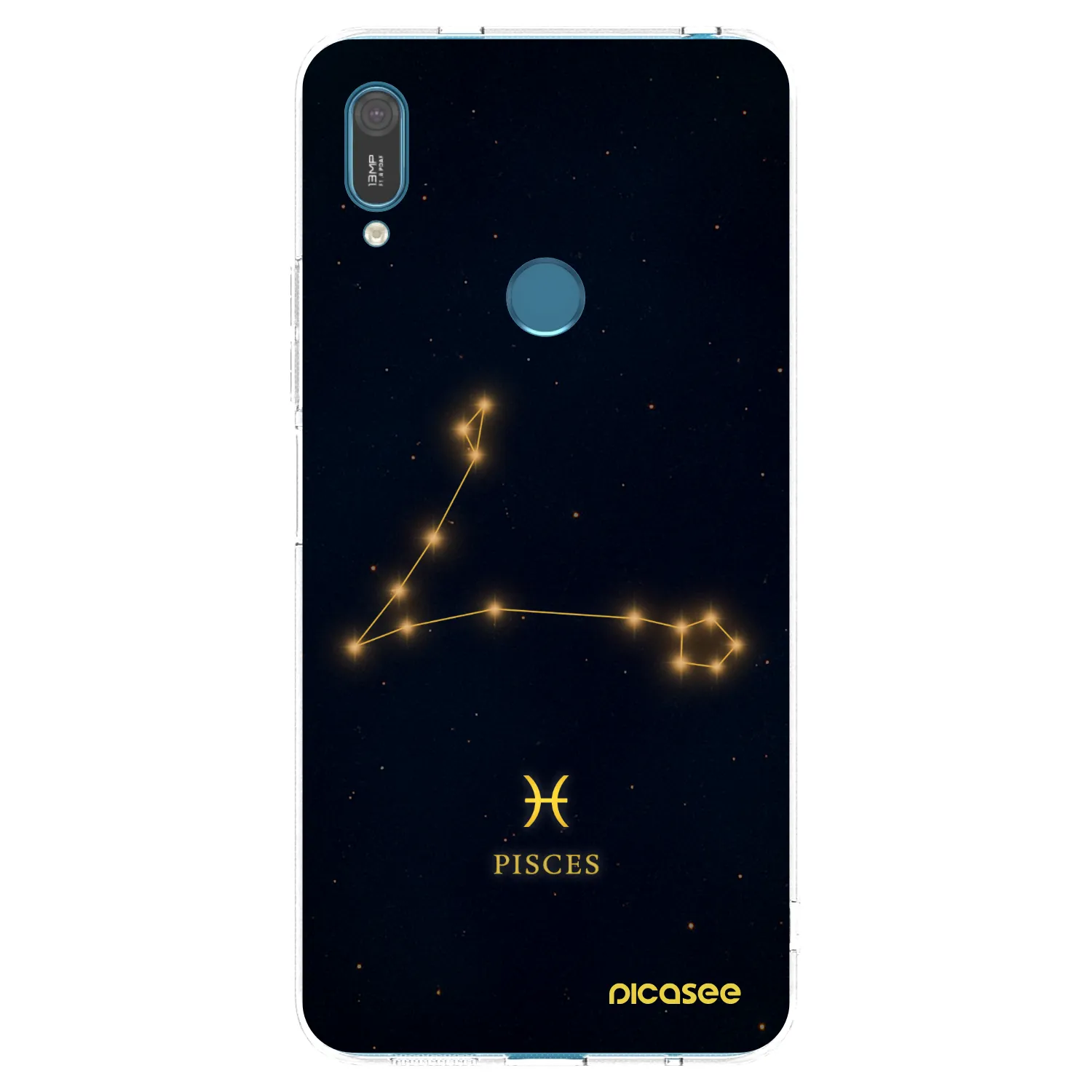 Picasee silikonski prozorni ovitek za Huawei Y7 2019 - PISCES