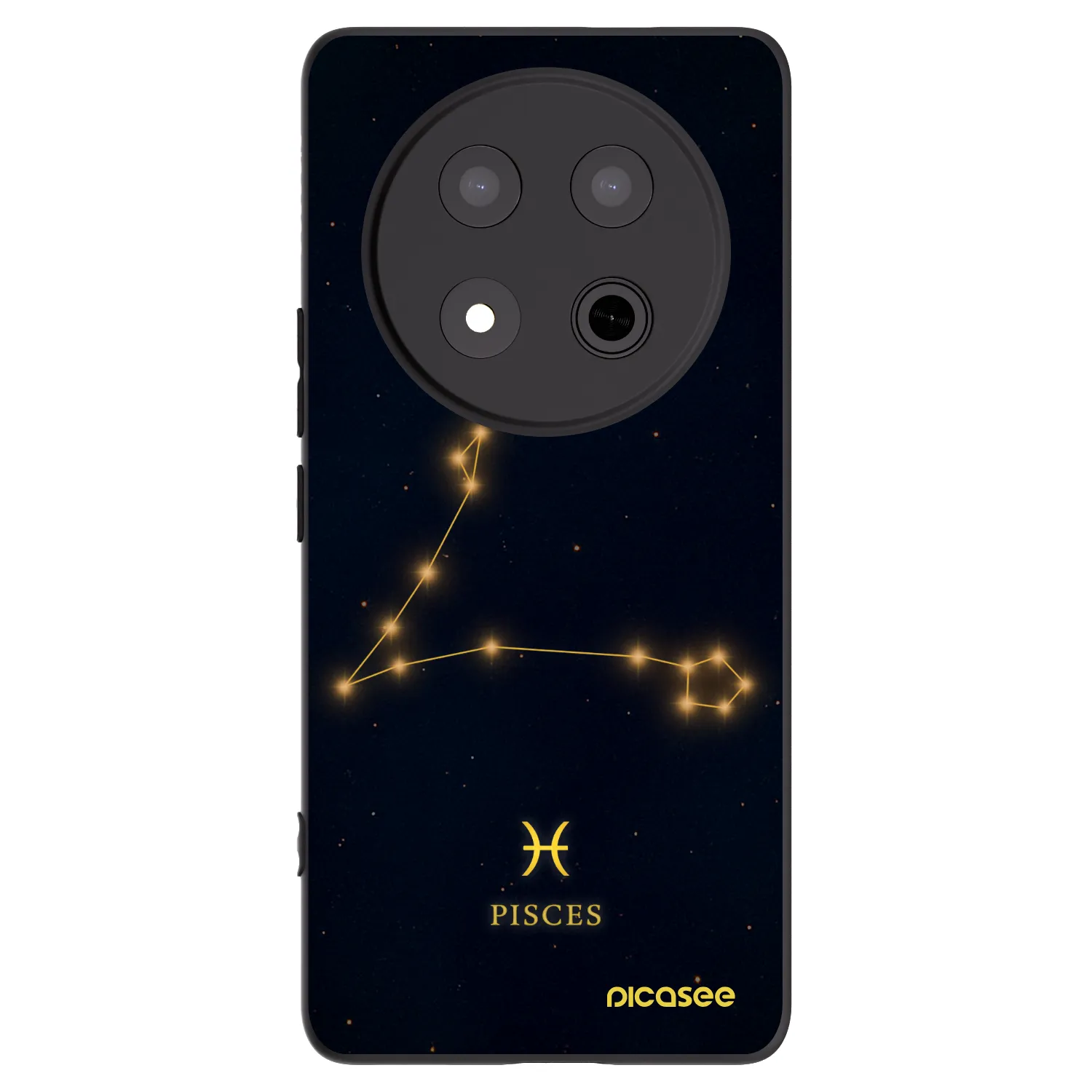 Picasee silikonski črni ovitek za Honor Magic7 Lite 5G - PISCES