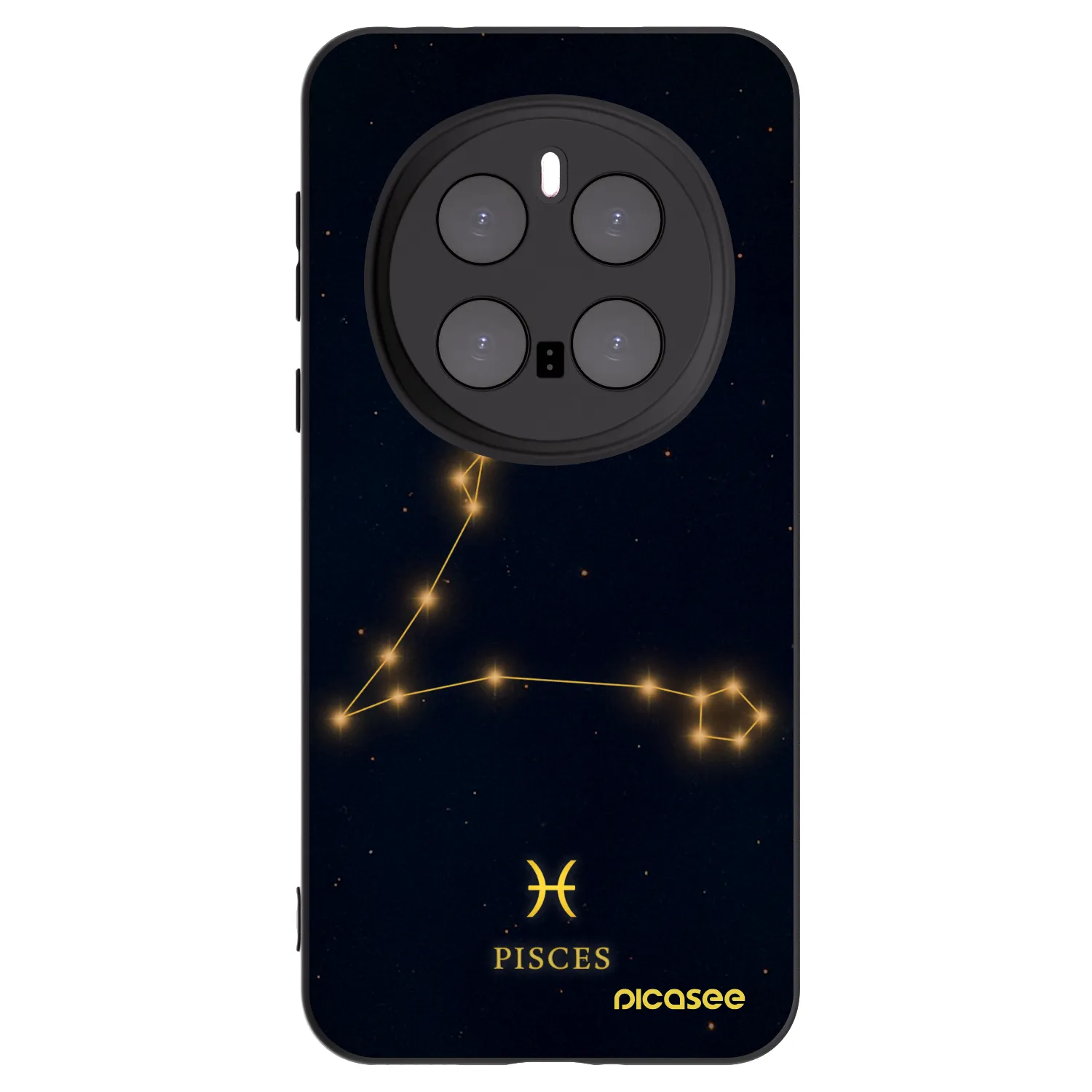 Picasee silikonski črni ovitek za Honor Magic7 Pro 5G - PISCES