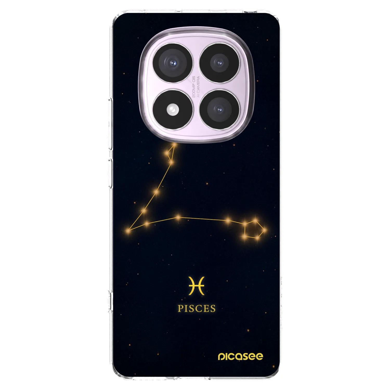 Picasee silikonski prozorni ovitek za Xiaomi Redmi Note 14 Pro 4G - PISCES
