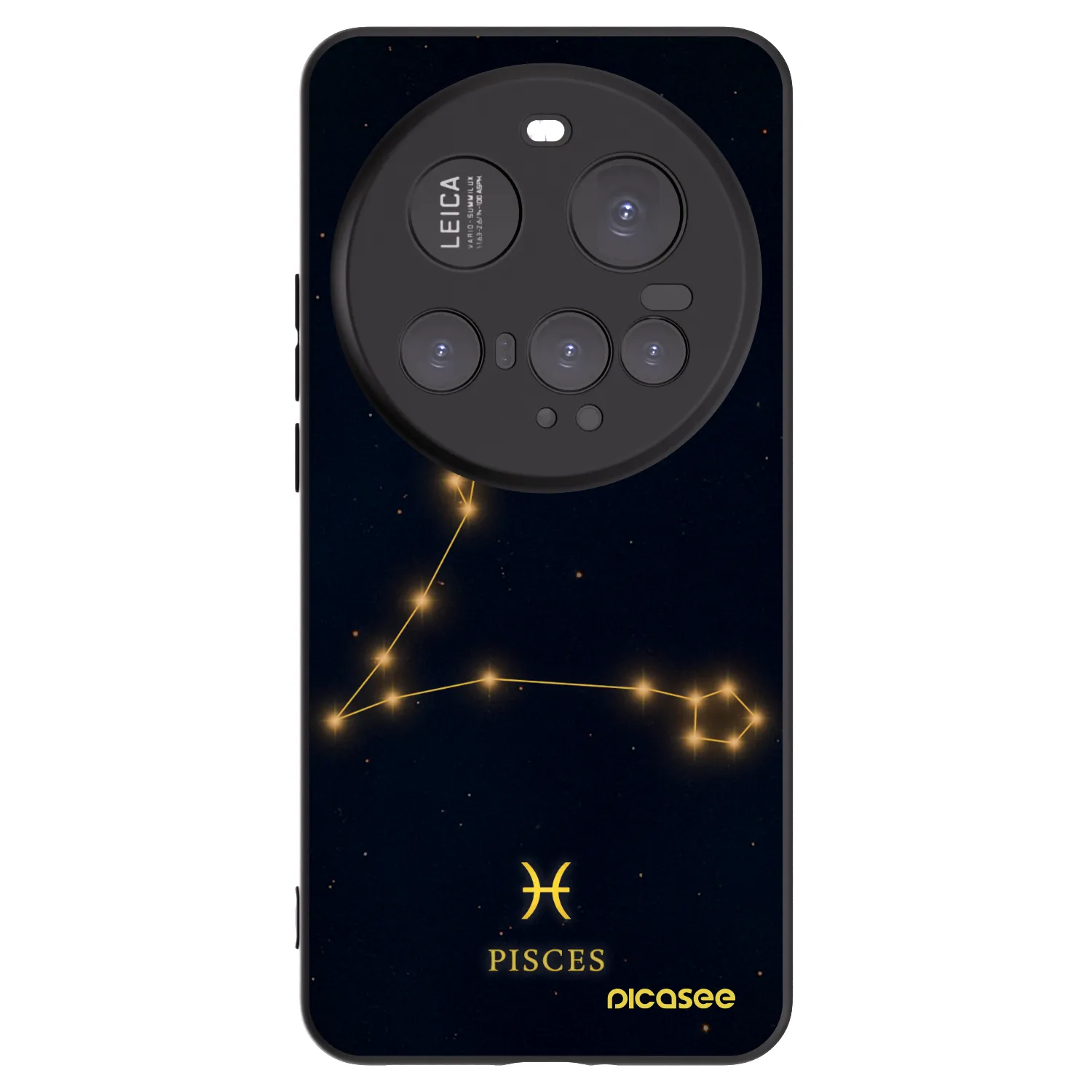 Picasee silikonski črni ovitek za Xiaomi 15 Ultra - PISCES