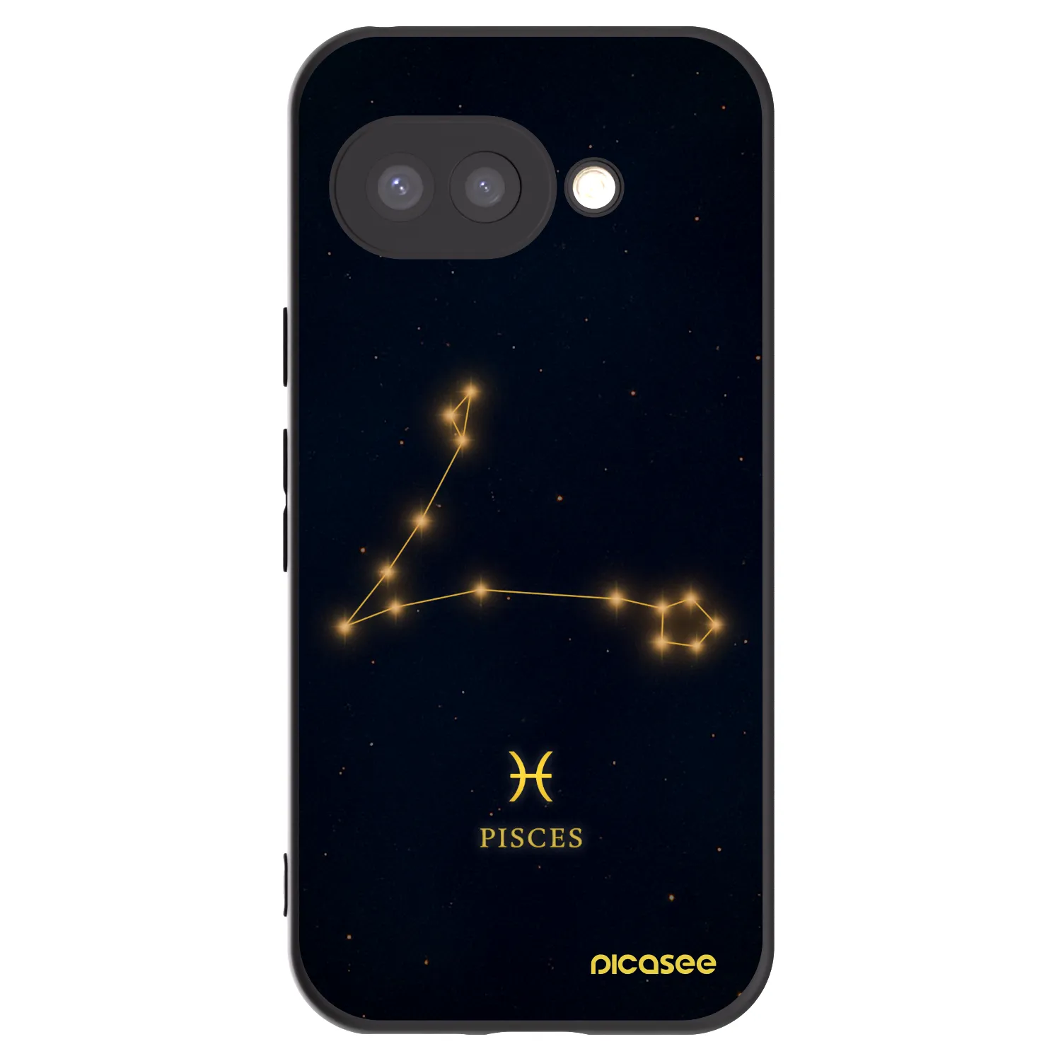 Picasee silikonski črni ovitek za Google Pixel 9a - PISCES