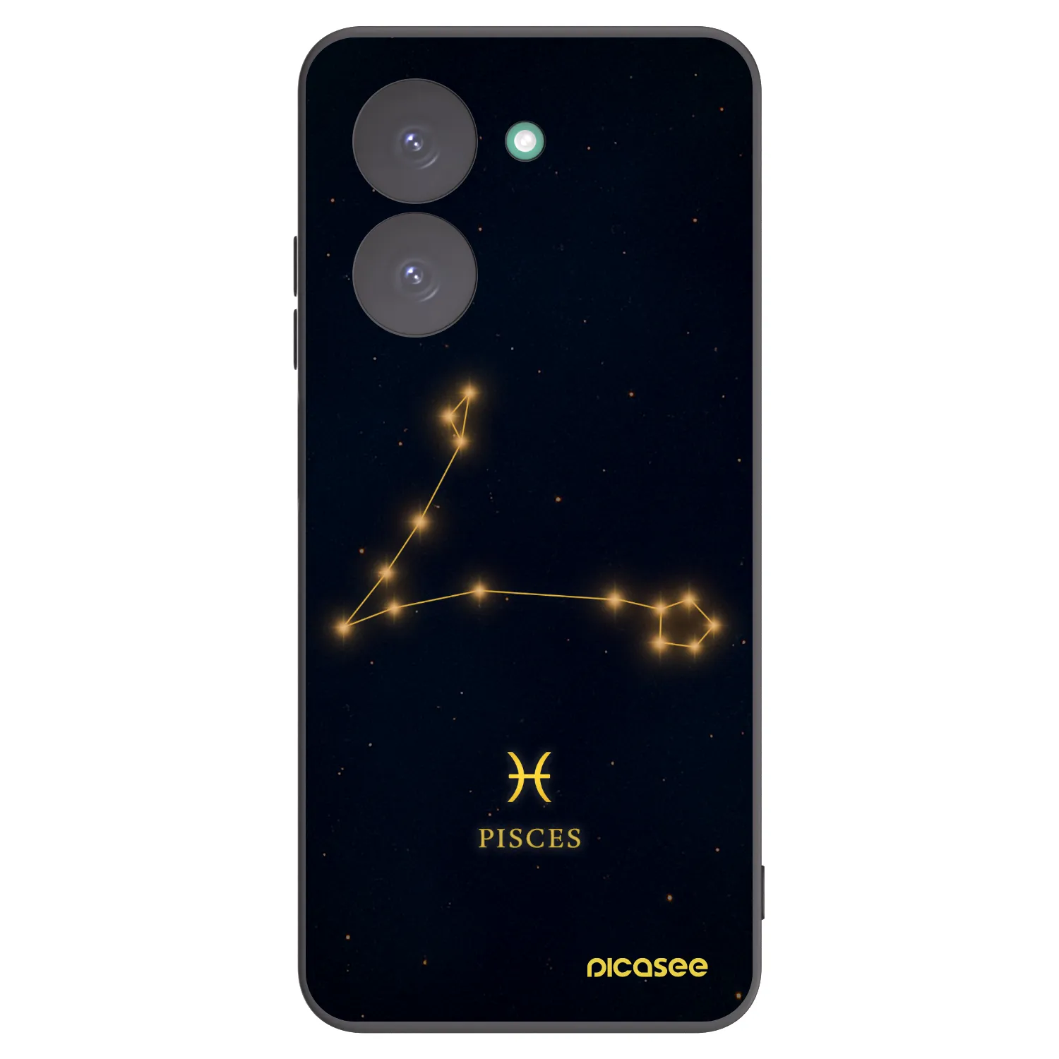 Picasee silikonski črni ovitek za Xiaomi Redmi A5 - PISCES