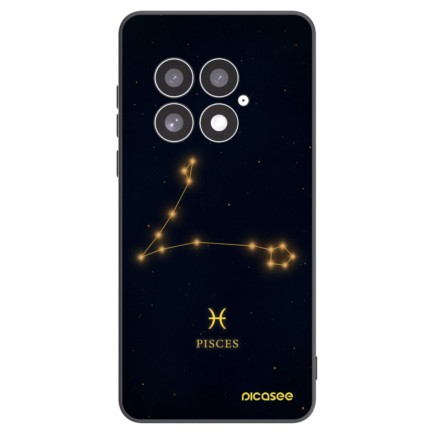 Picasee silikonski črni ovitek za OnePlus 13 5G - PISCES
