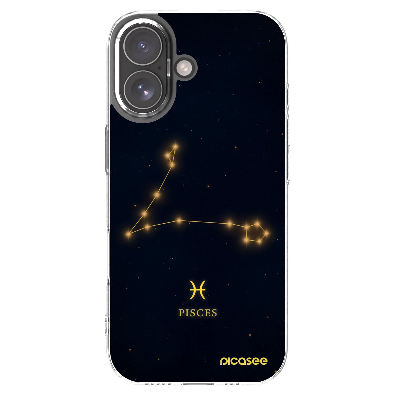 Picasee silikonski prozorni ovitek za Apple iPhone 17 - PISCES