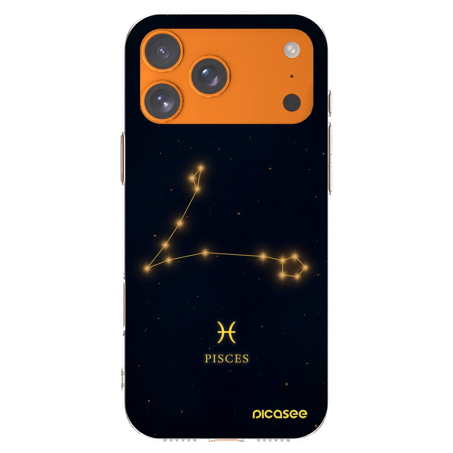 Picasee silikonski prozorni ovitek za Apple iPhone 17 Pro Max - PISCES