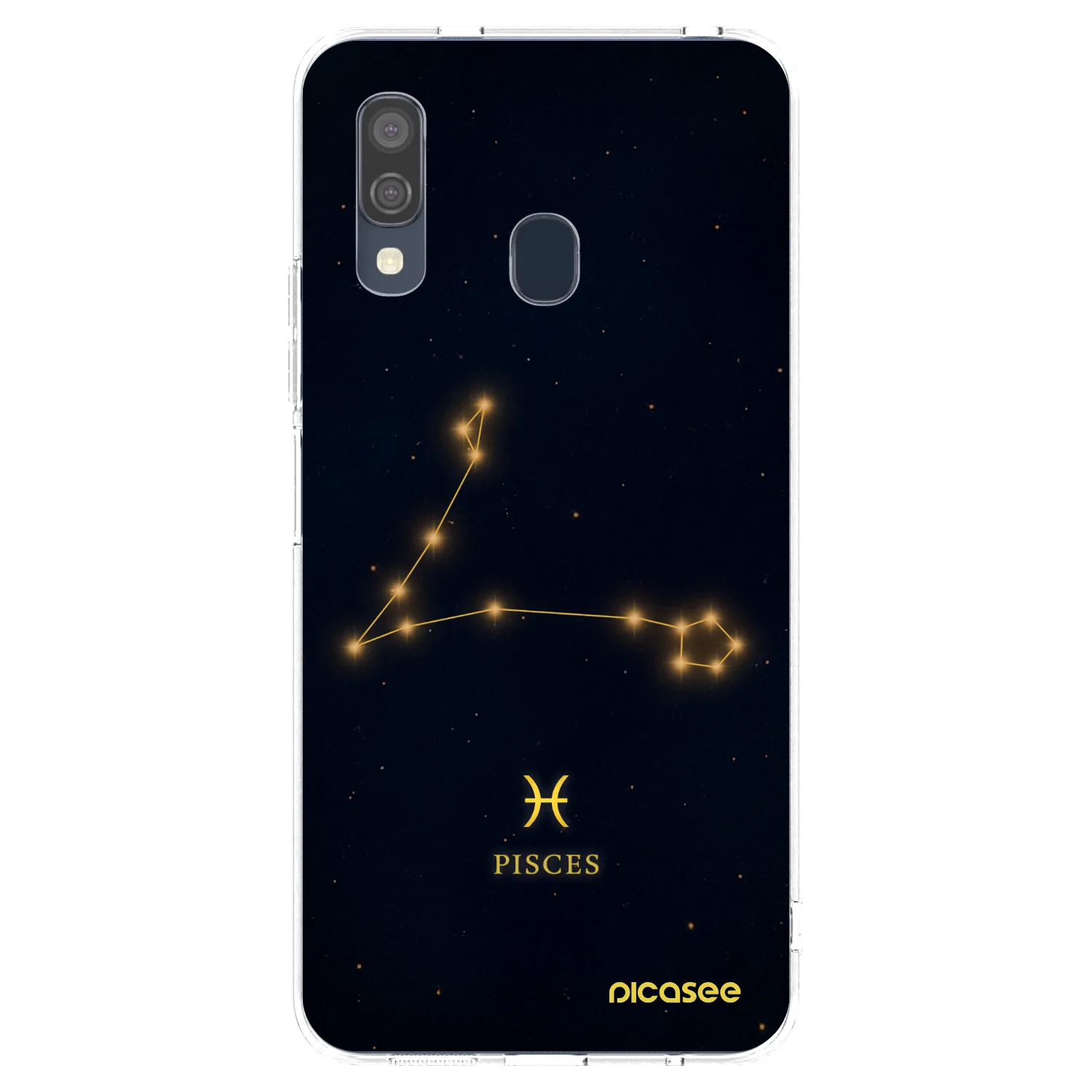 Picasee silikonski prozorni ovitek za Samsung Galaxy A40 A405F - PISCES