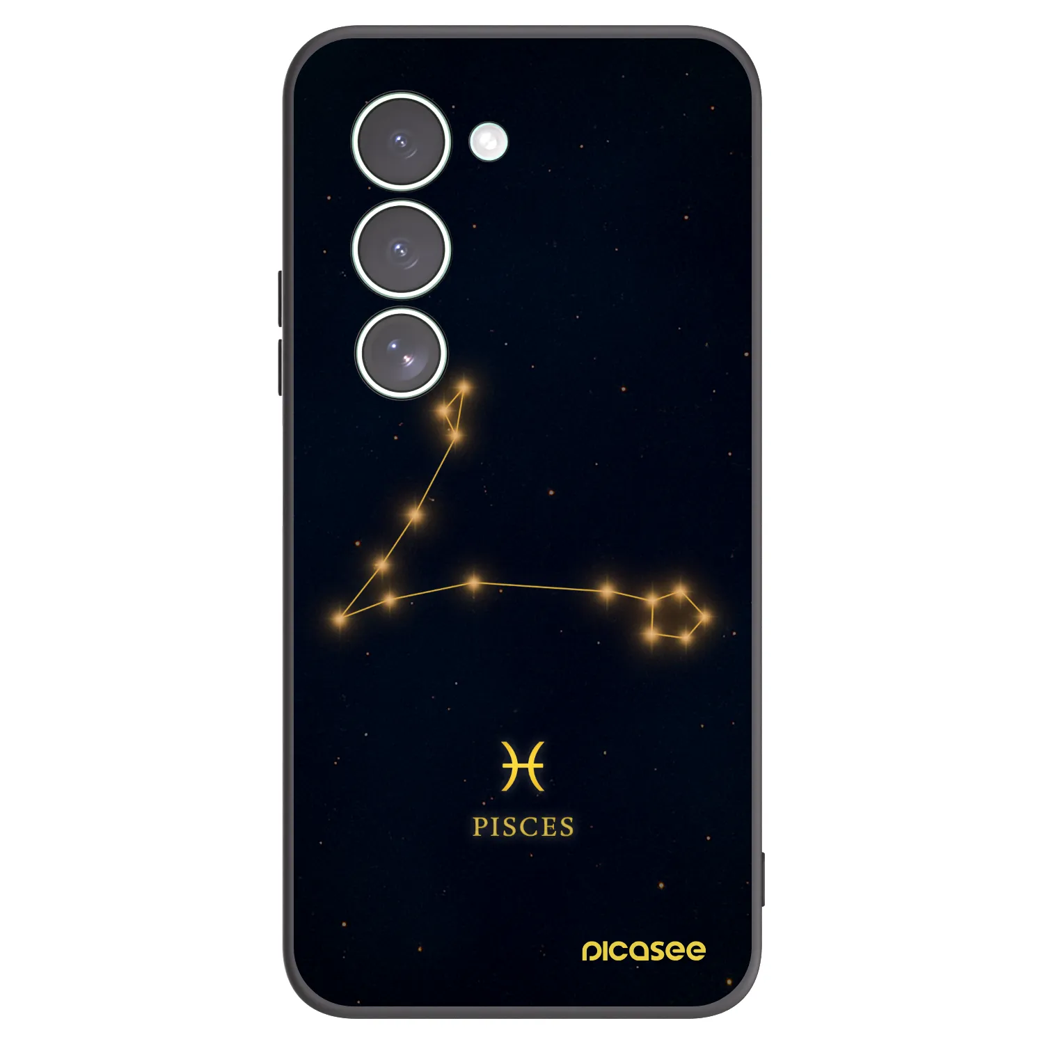 Picasee silikonski črni ovitek za Xiaomi Redmi 15 5G - PISCES