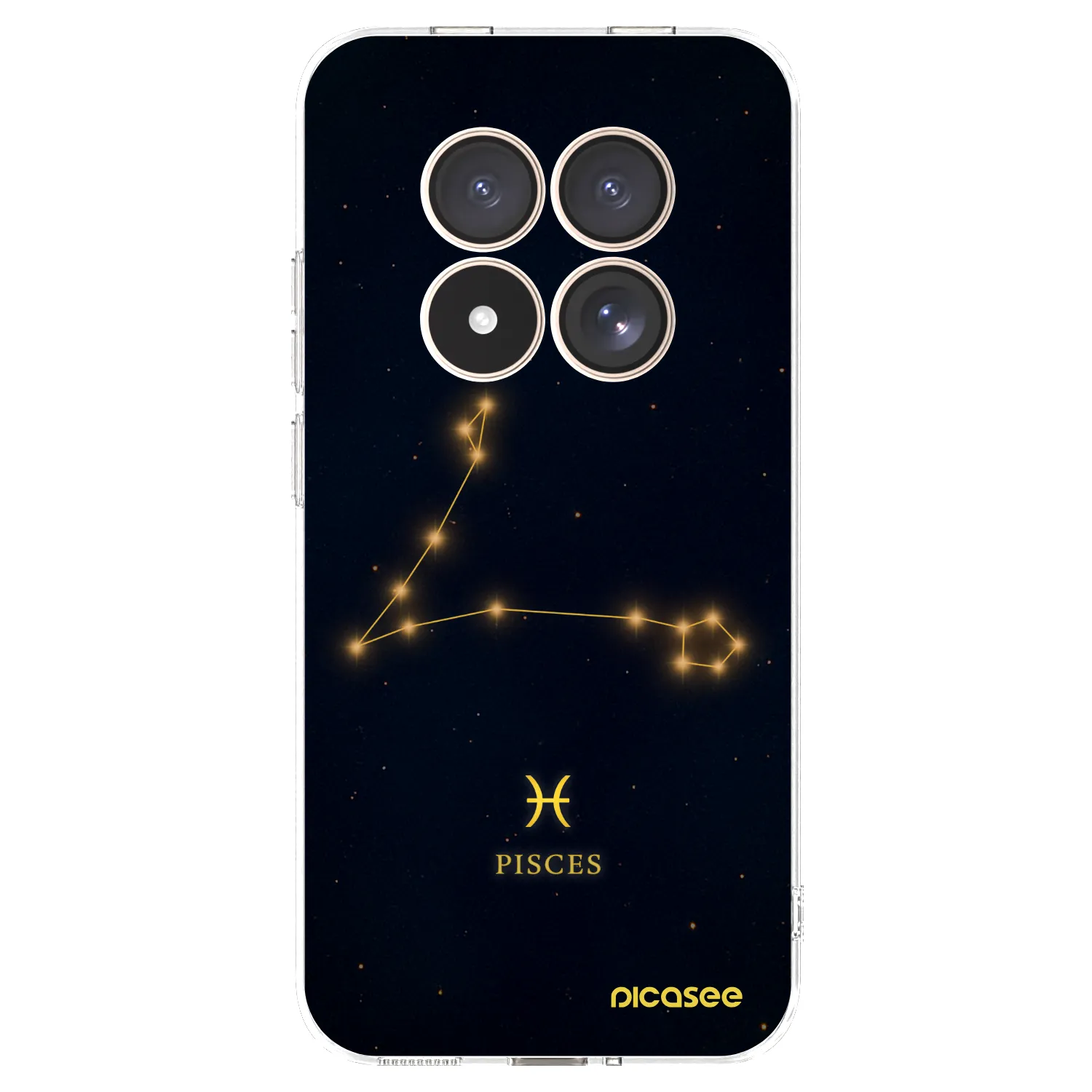 Picasee silikonski prozorni ovitek za Xiaomi Redmi Note 15 Pro 4G - PISCES