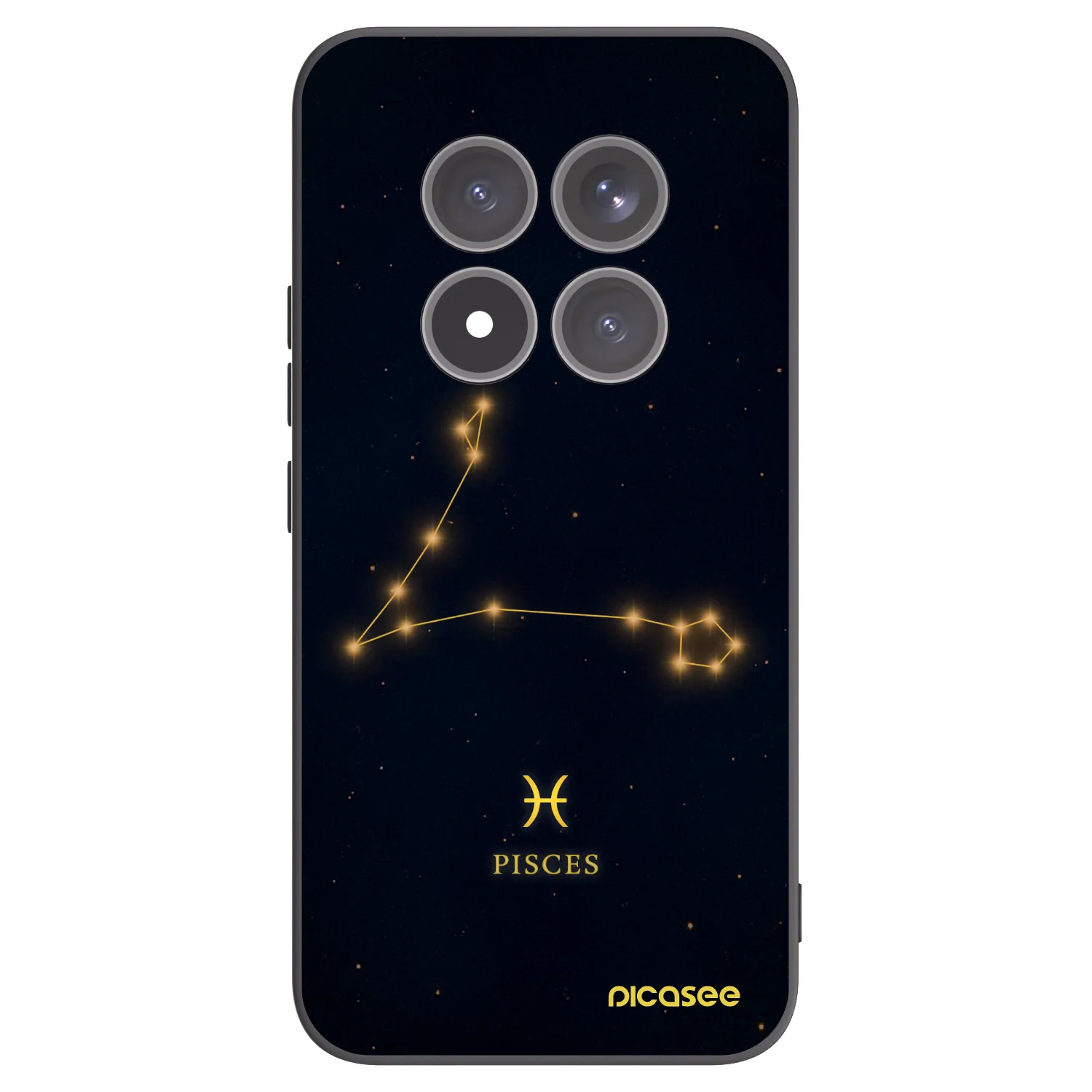 Picasee silikonski črni ovitek za Xiaomi Redmi Note 15 Pro+ - PISCES