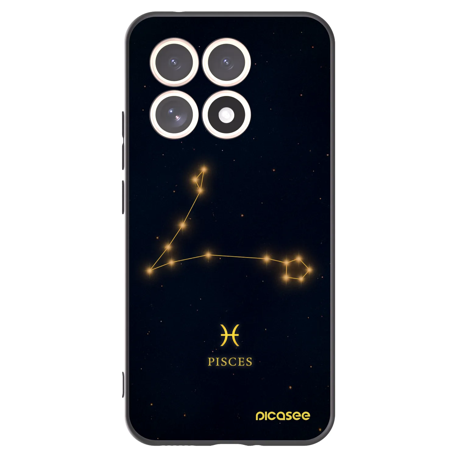 Picasee silikonski črni ovitek za Xiaomi 15T - PISCES