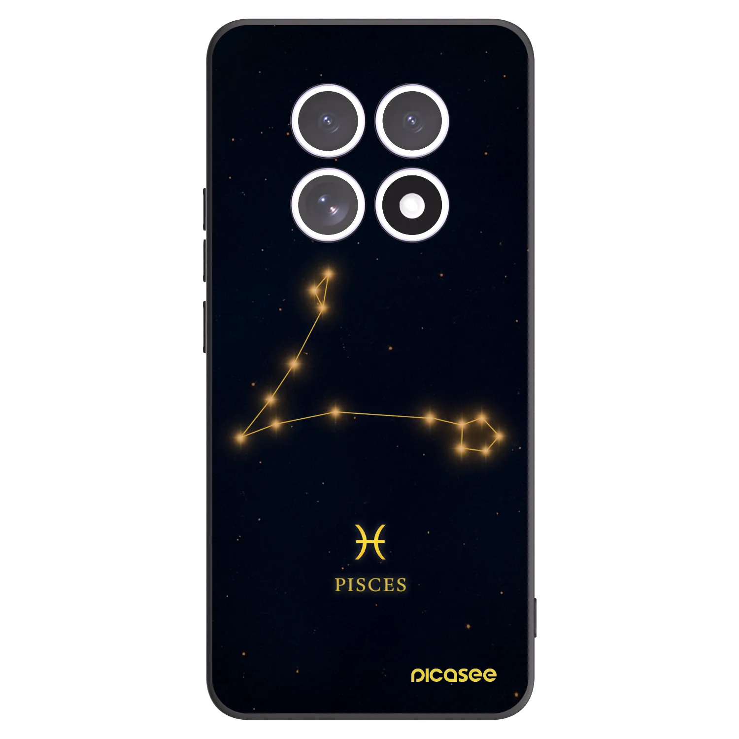 Picasee silikonski črni ovitek za Xiaomi Redmi Note 15 - PISCES