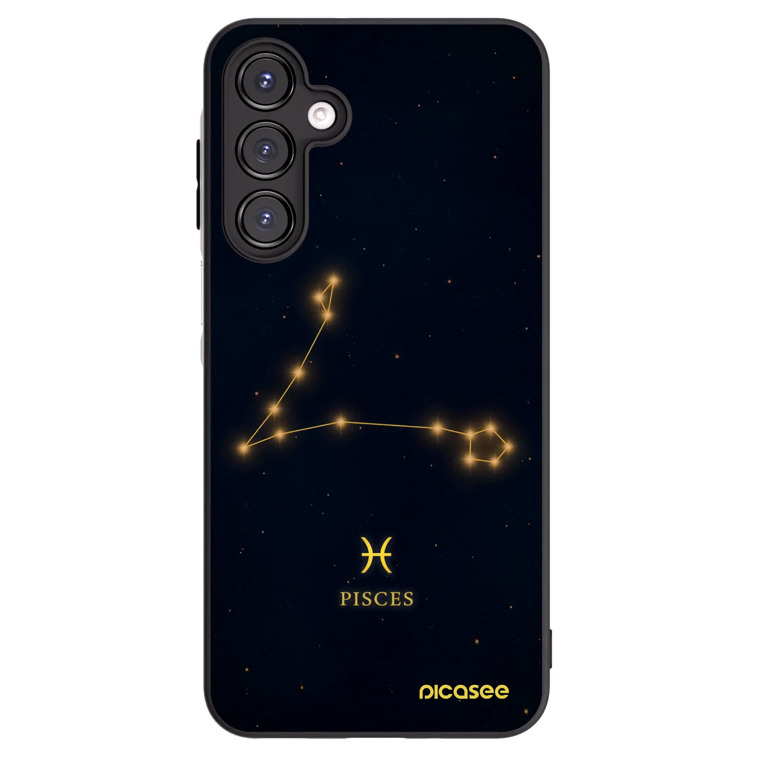 Picasee silikonski črni ovitek za Samsung Galaxy A16 4G - PISCES