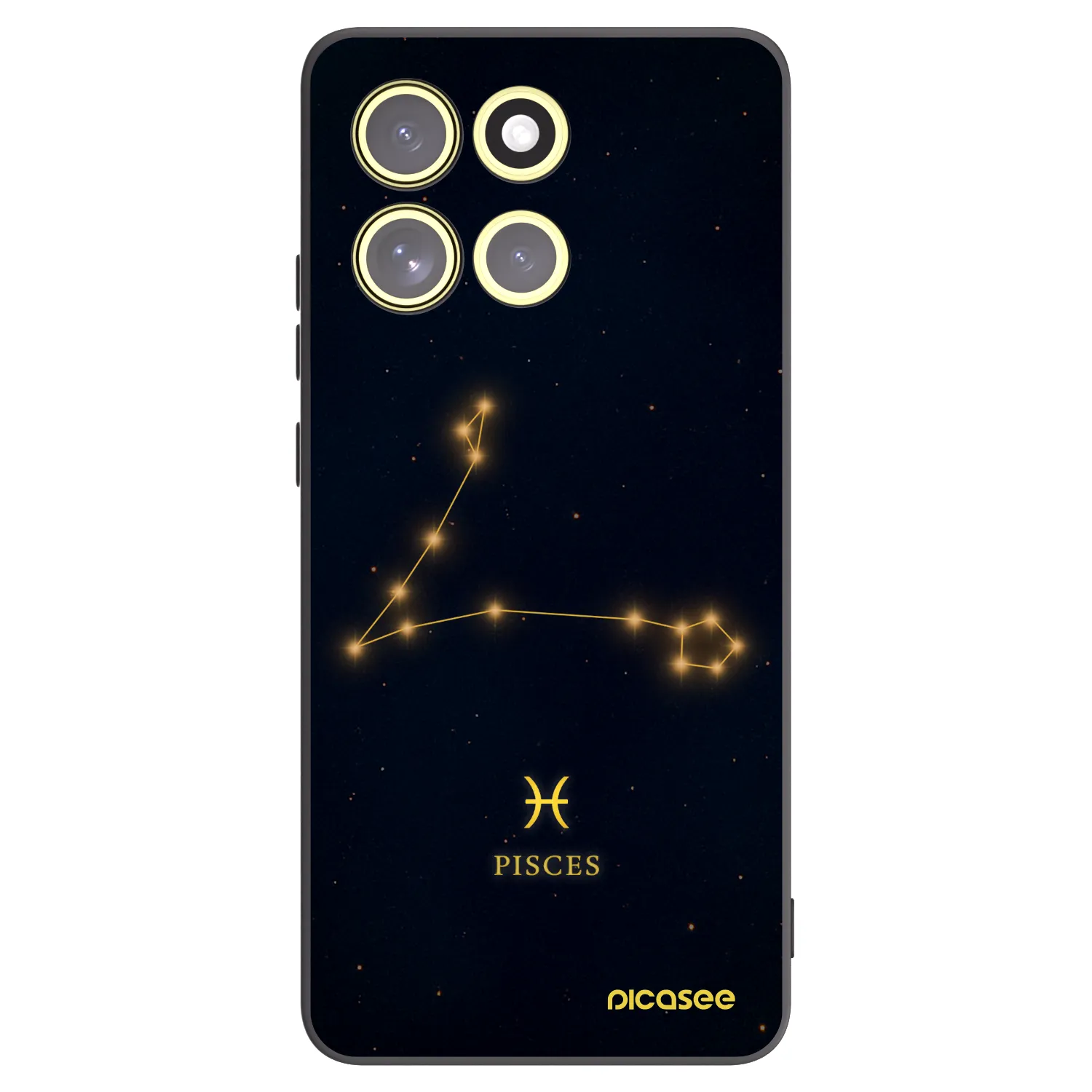 Picasee silikonski črni ovitek za Motorola Moto G86 Power 5G - PISCES