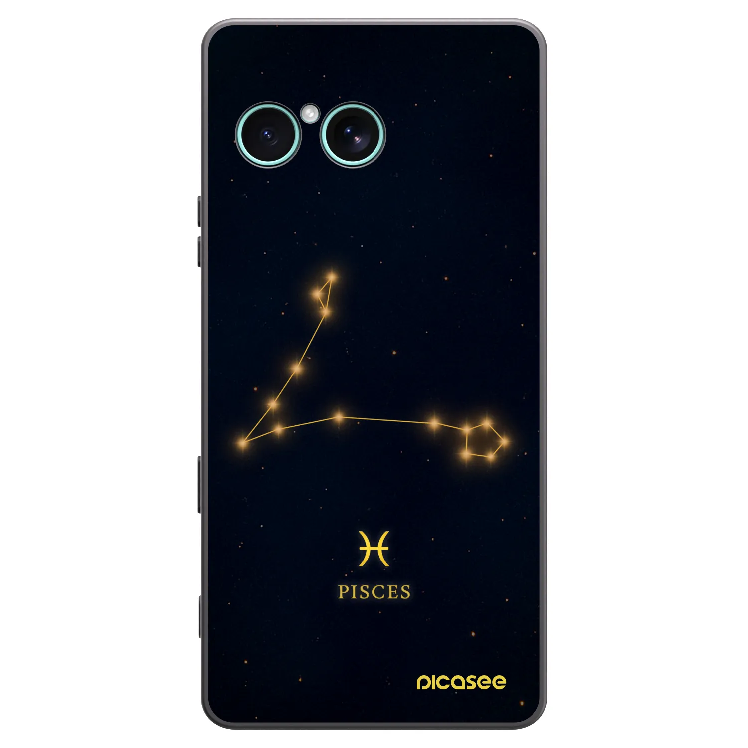 Picasee silikonski črni ovitek za Sony Xperia 10 VII - PISCES