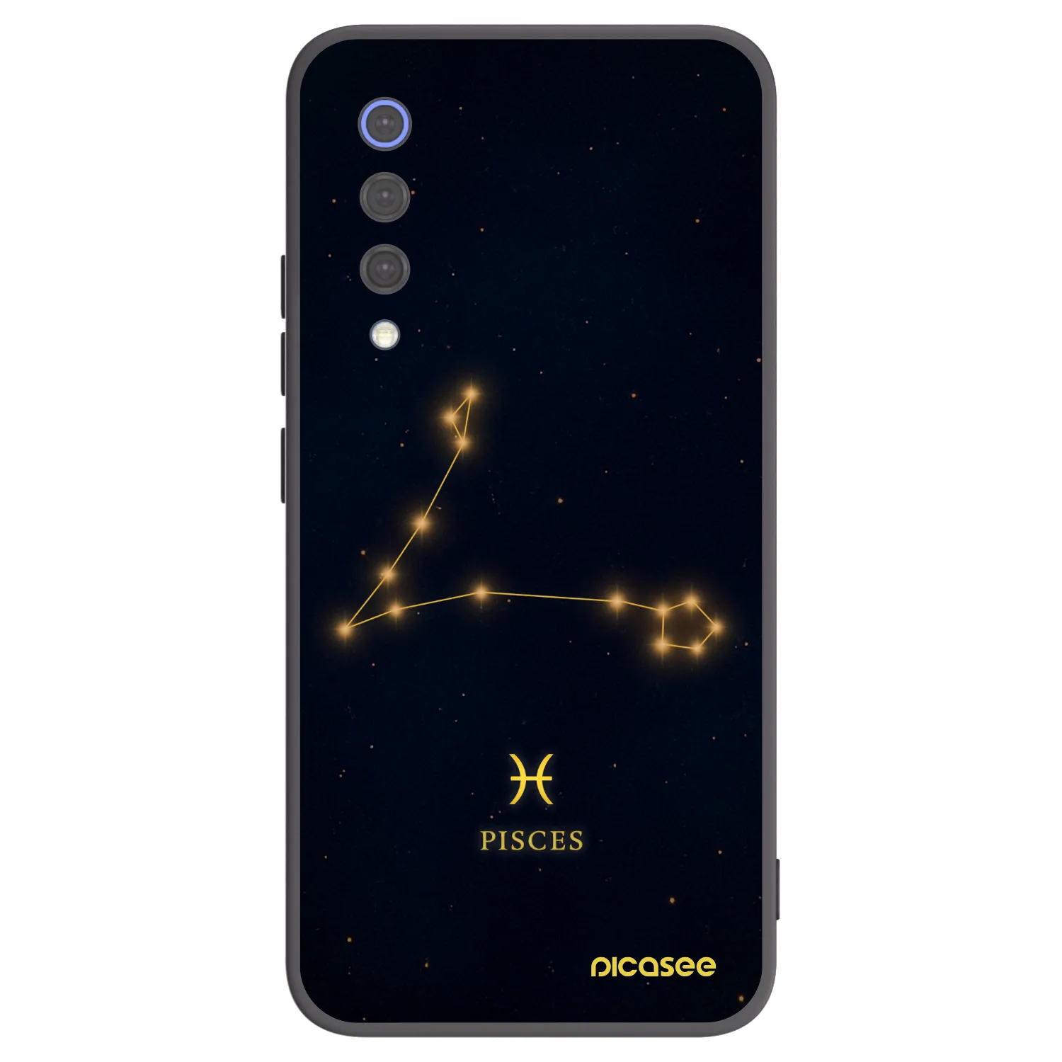 Picasee silikonski črni ovitek za Xiaomi Mi 9 SE - PISCES