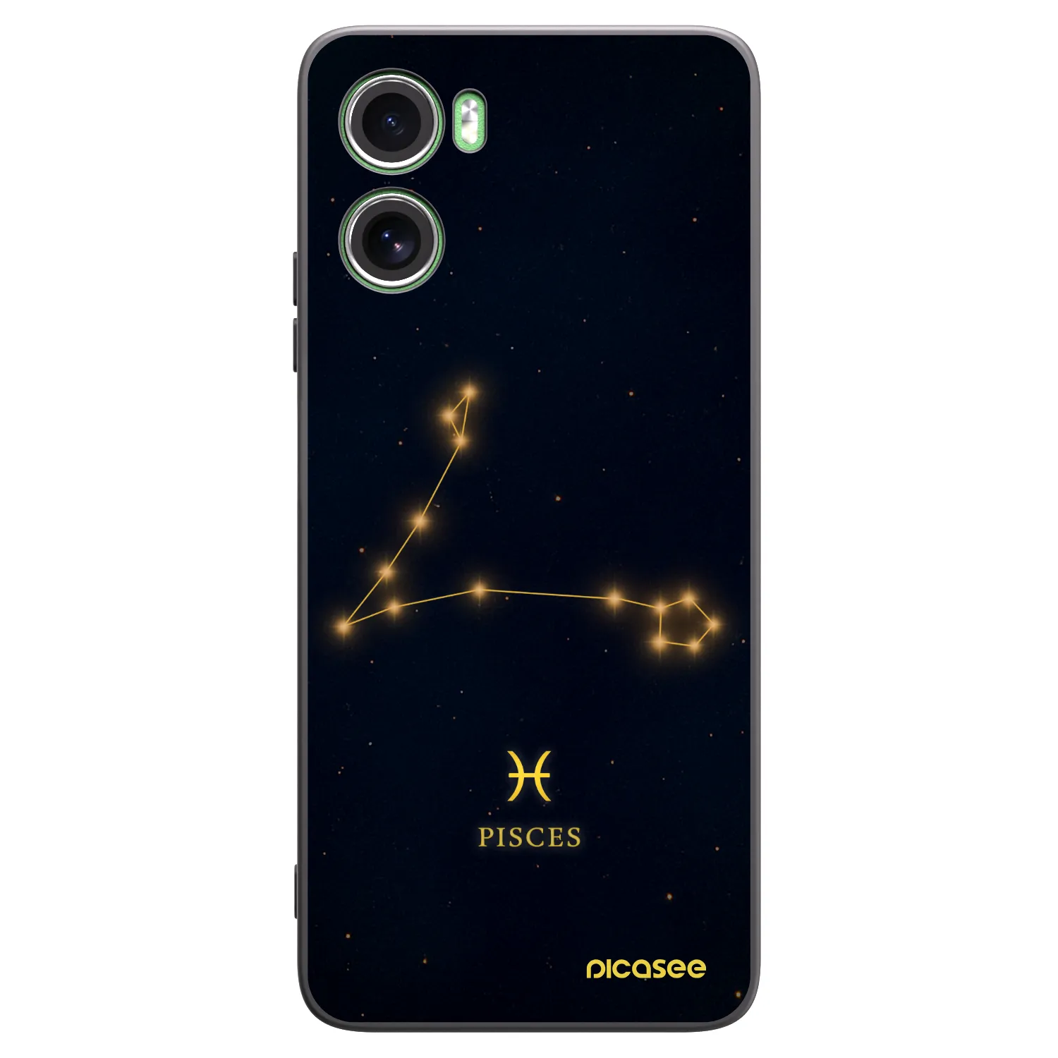 Picasee silikonski črni ovitek za Motorola Moto G06 - PISCES