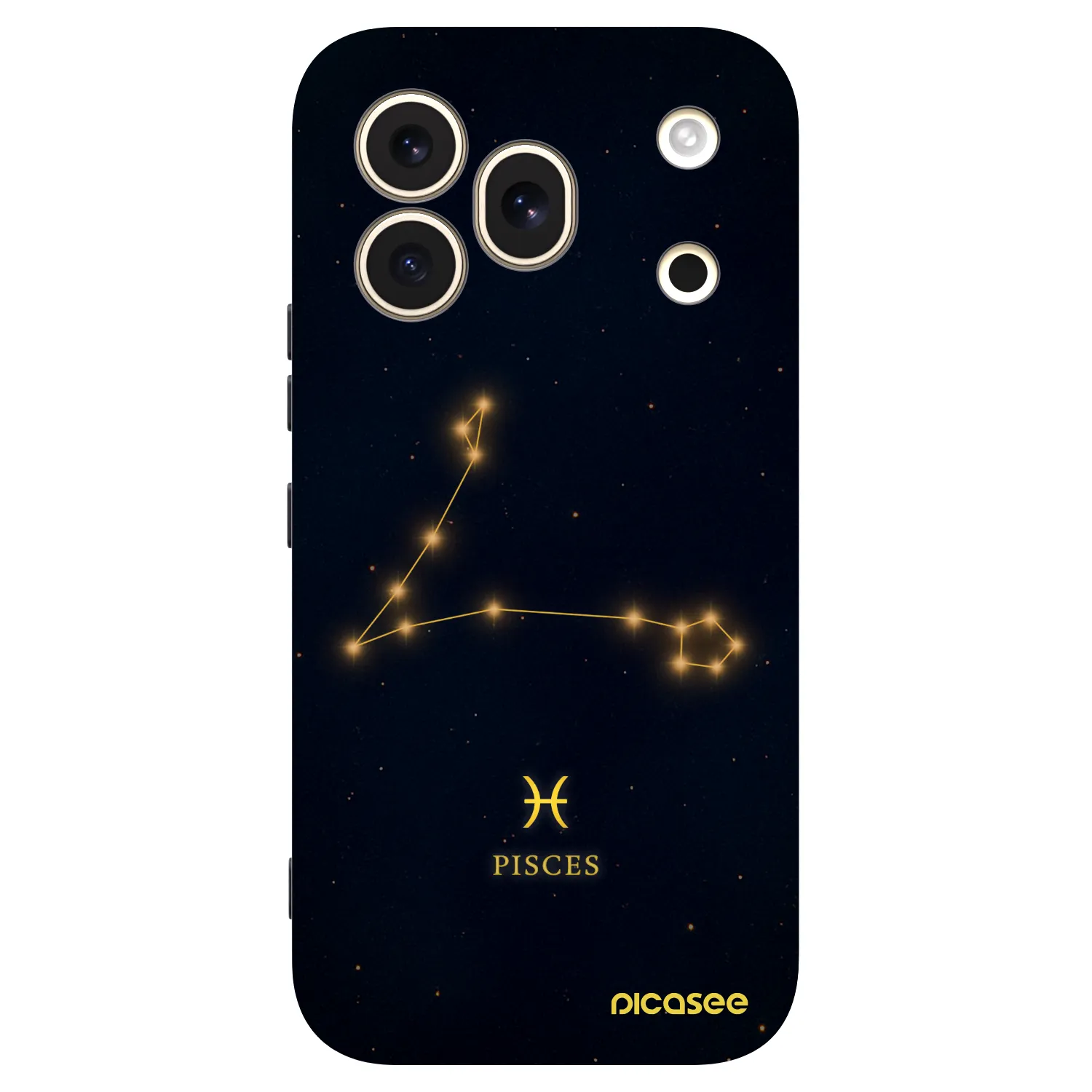 Picasee silikonski črni ovitek za Honor 600 Pro - PISCES