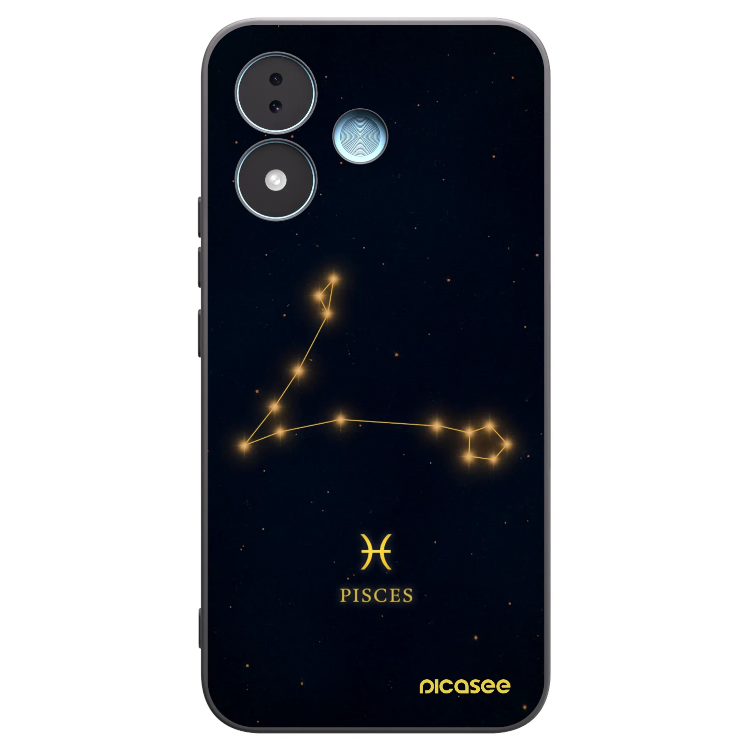 Picasee silikonski črni ovitek za Xiaomi Redmi Note 17 5G - PISCES