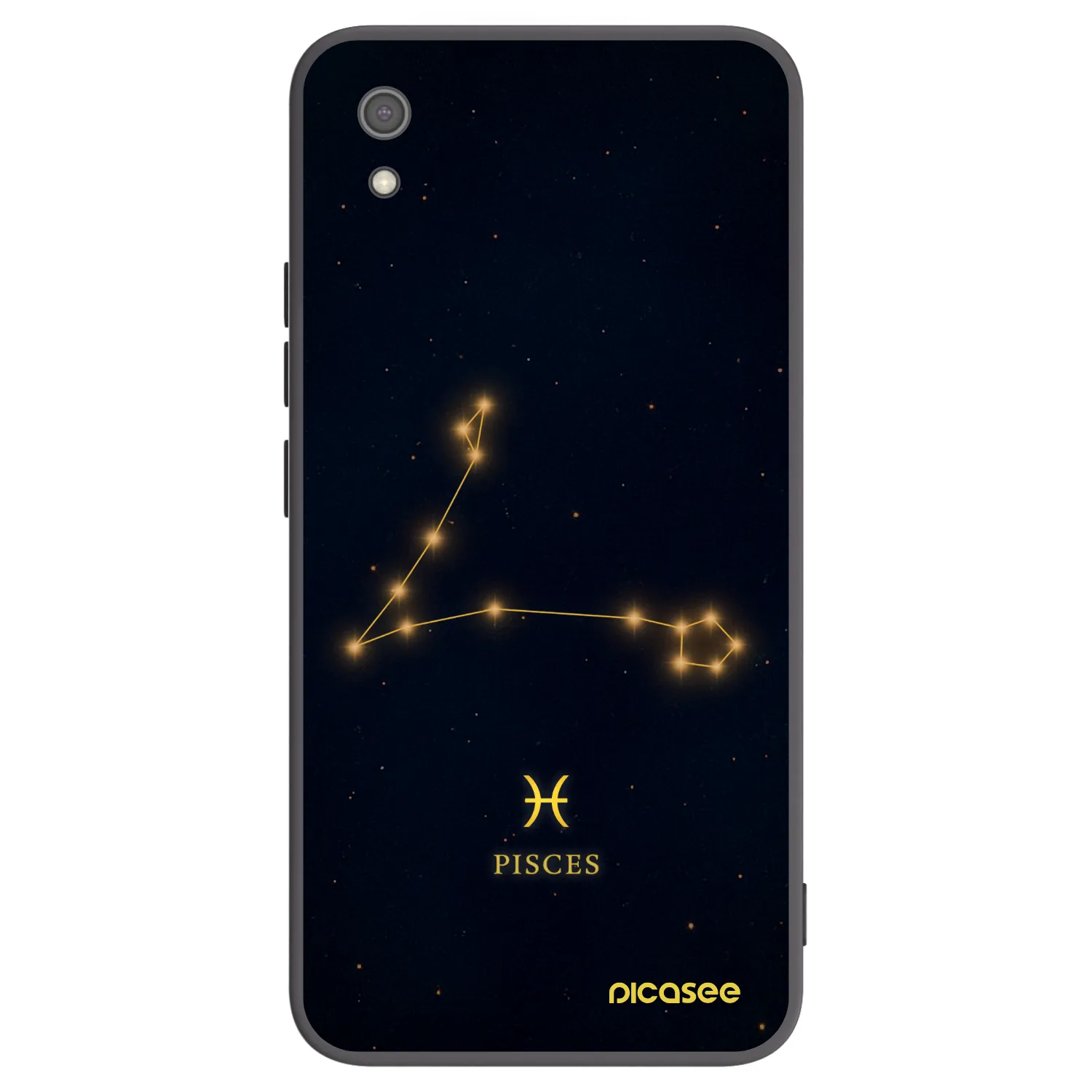 Picasee silikonski črni ovitek za Xiaomi Redmi 7A - PISCES
