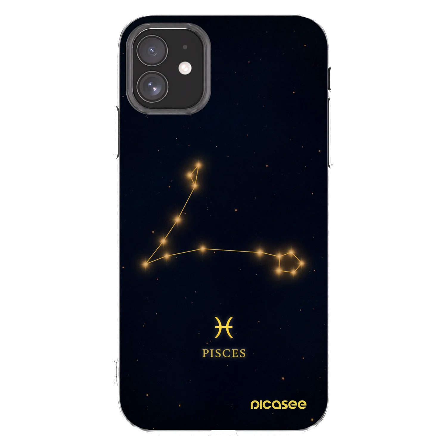 Picasee silikonski prozorni ovitek za Apple iPhone 11 - PISCES