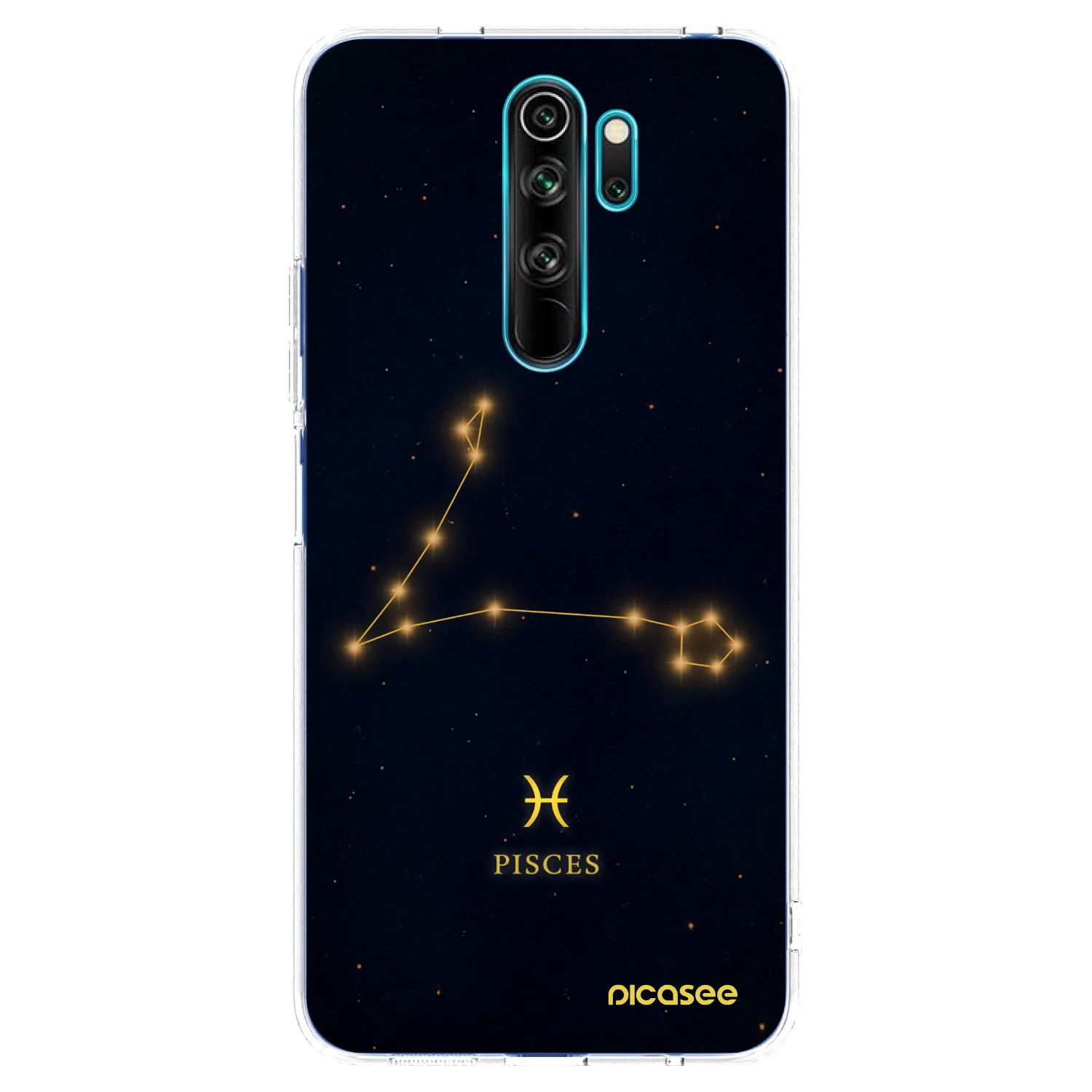 Picasee silikonski prozorni ovitek za Xiaomi Redmi Note 8 Pro - PISCES