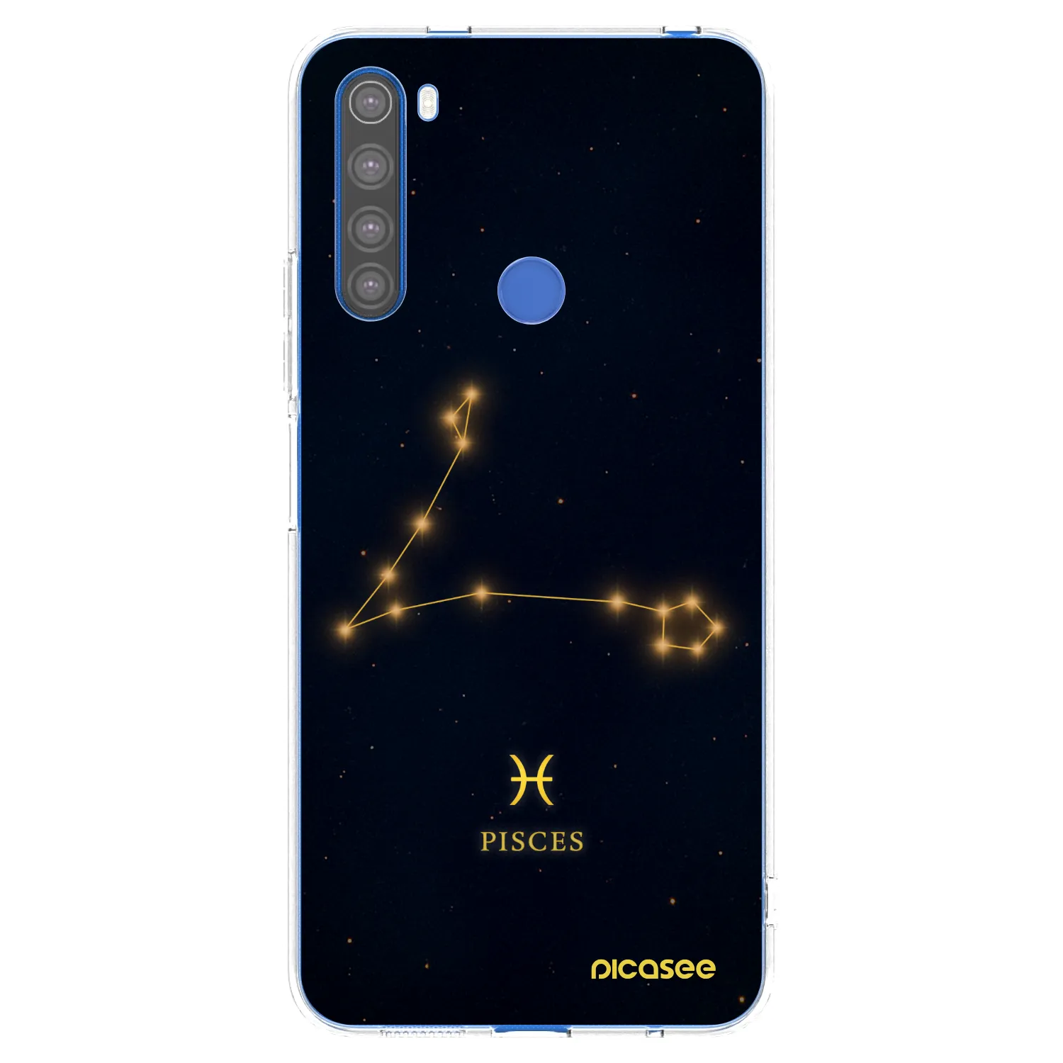 Picasee silikonski prozorni ovitek za Xiaomi Redmi Note 8T - PISCES