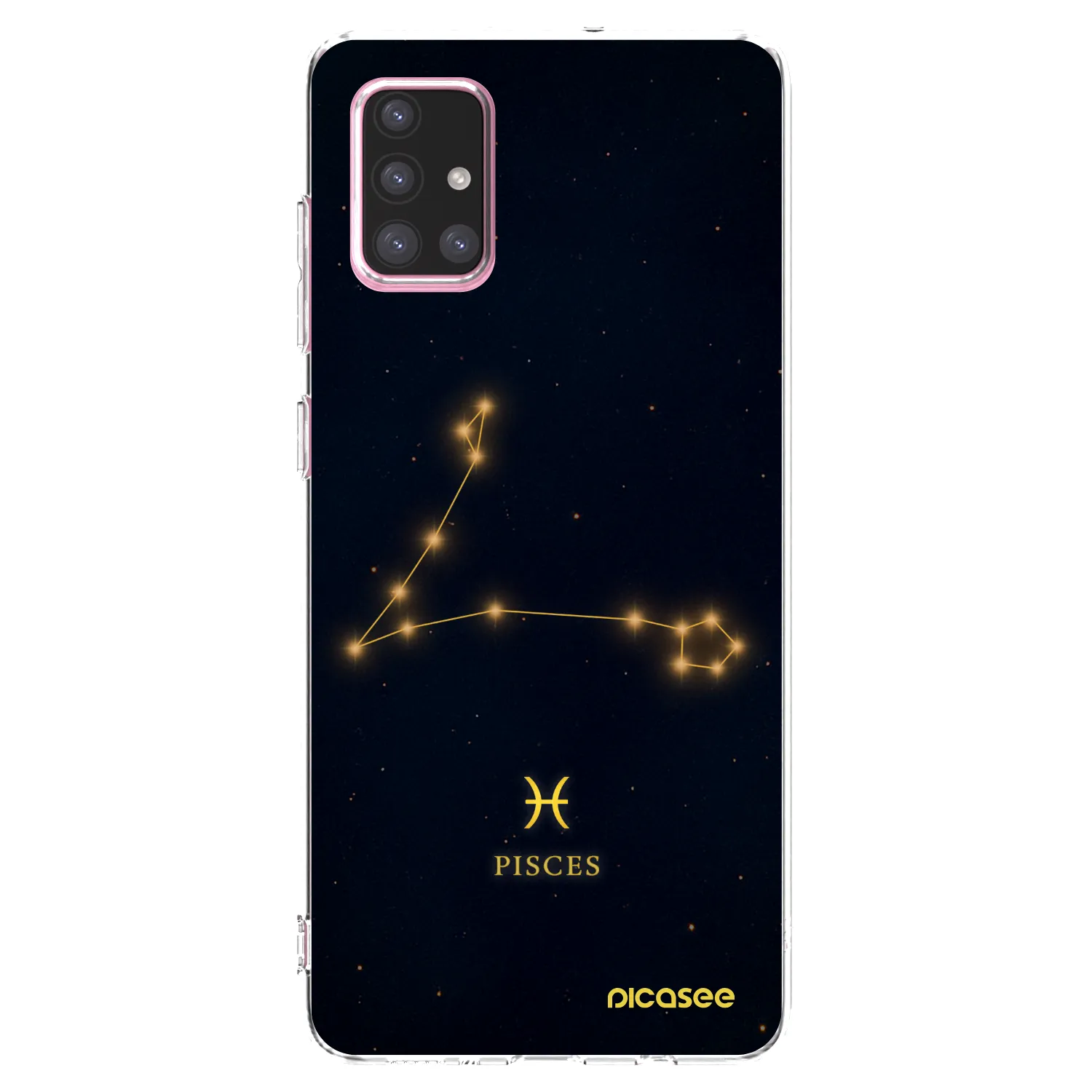 Picasee silikonski prozorni ovitek za Samsung Galaxy A71 A715F - PISCES