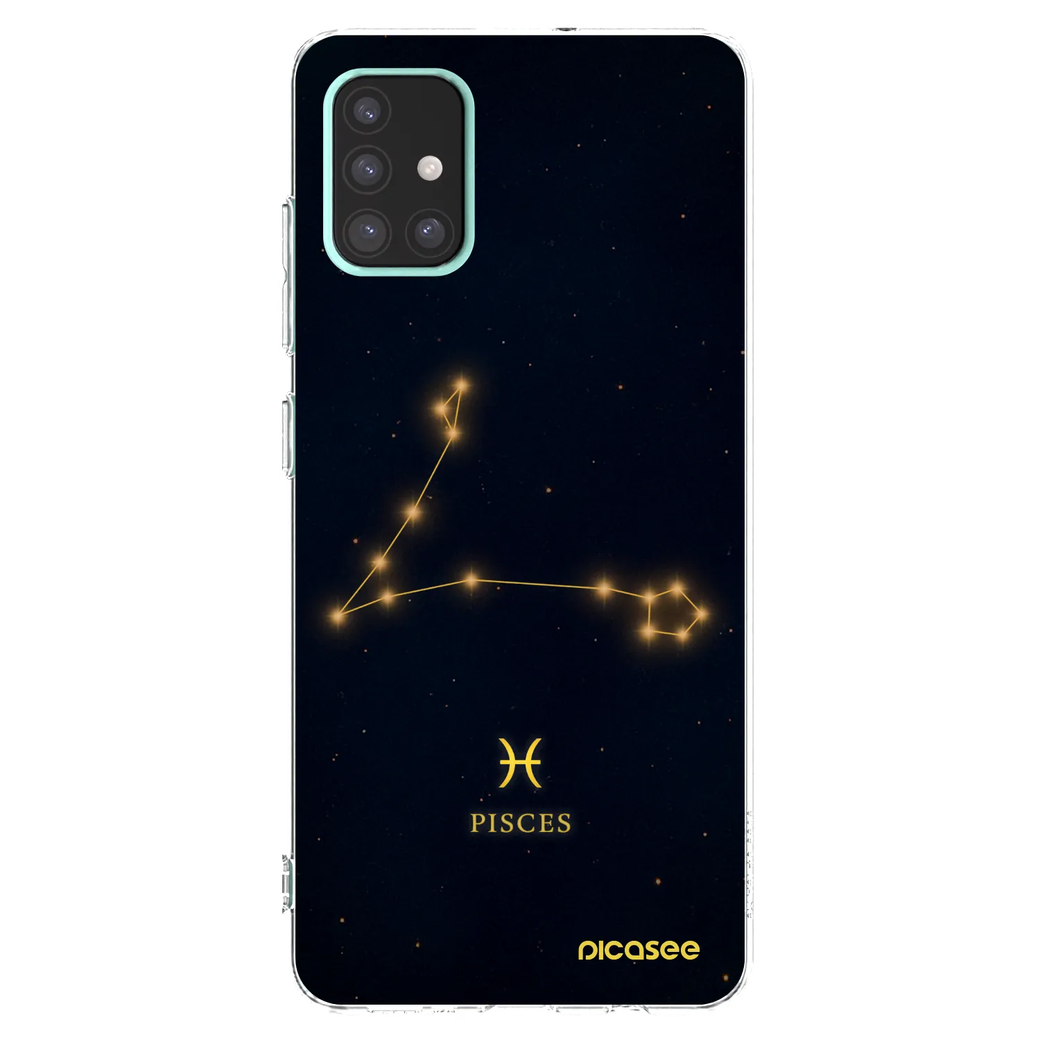 Picasee silikonski prozorni ovitek za Samsung Galaxy A51 A515F - PISCES