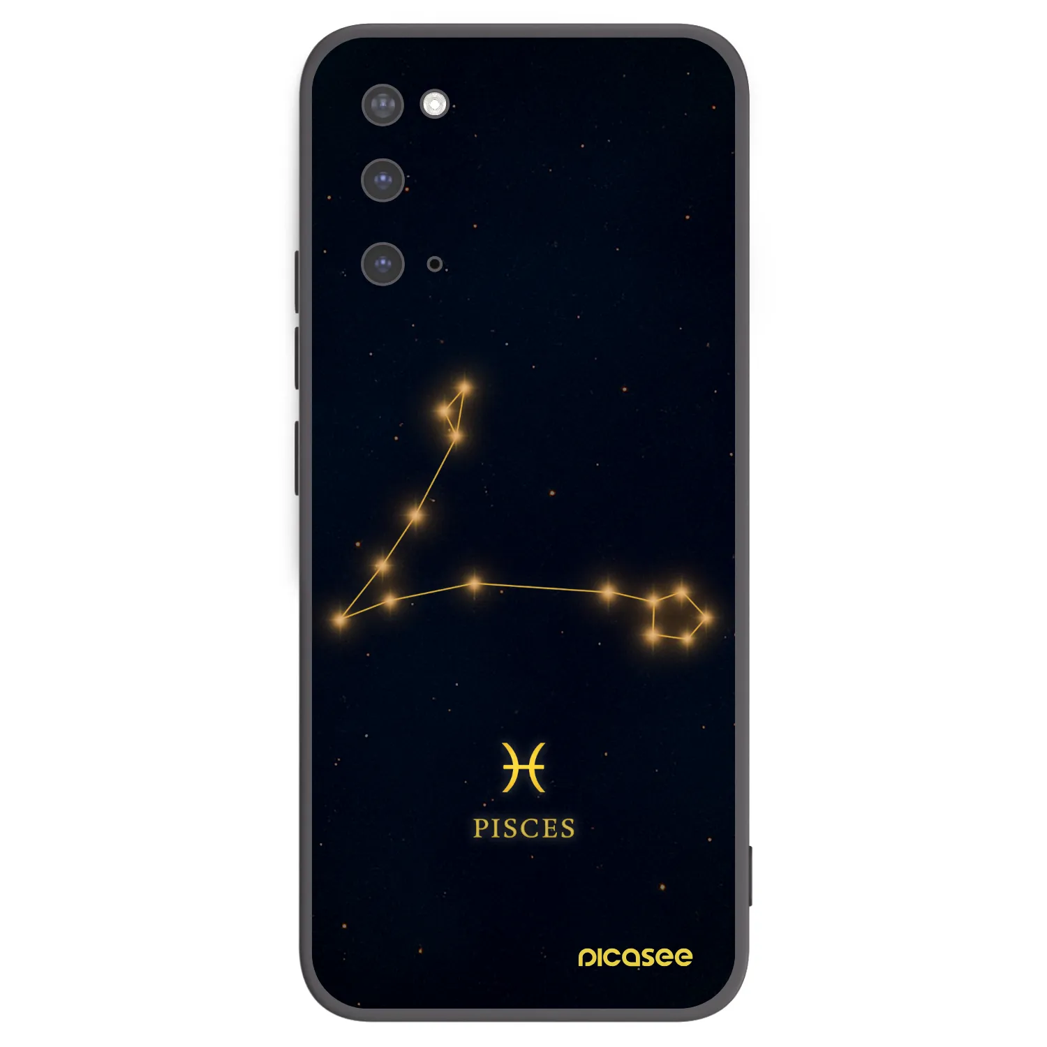 Picasee silikonski črni ovitek za Samsung Galaxy S20 G980F - PISCES