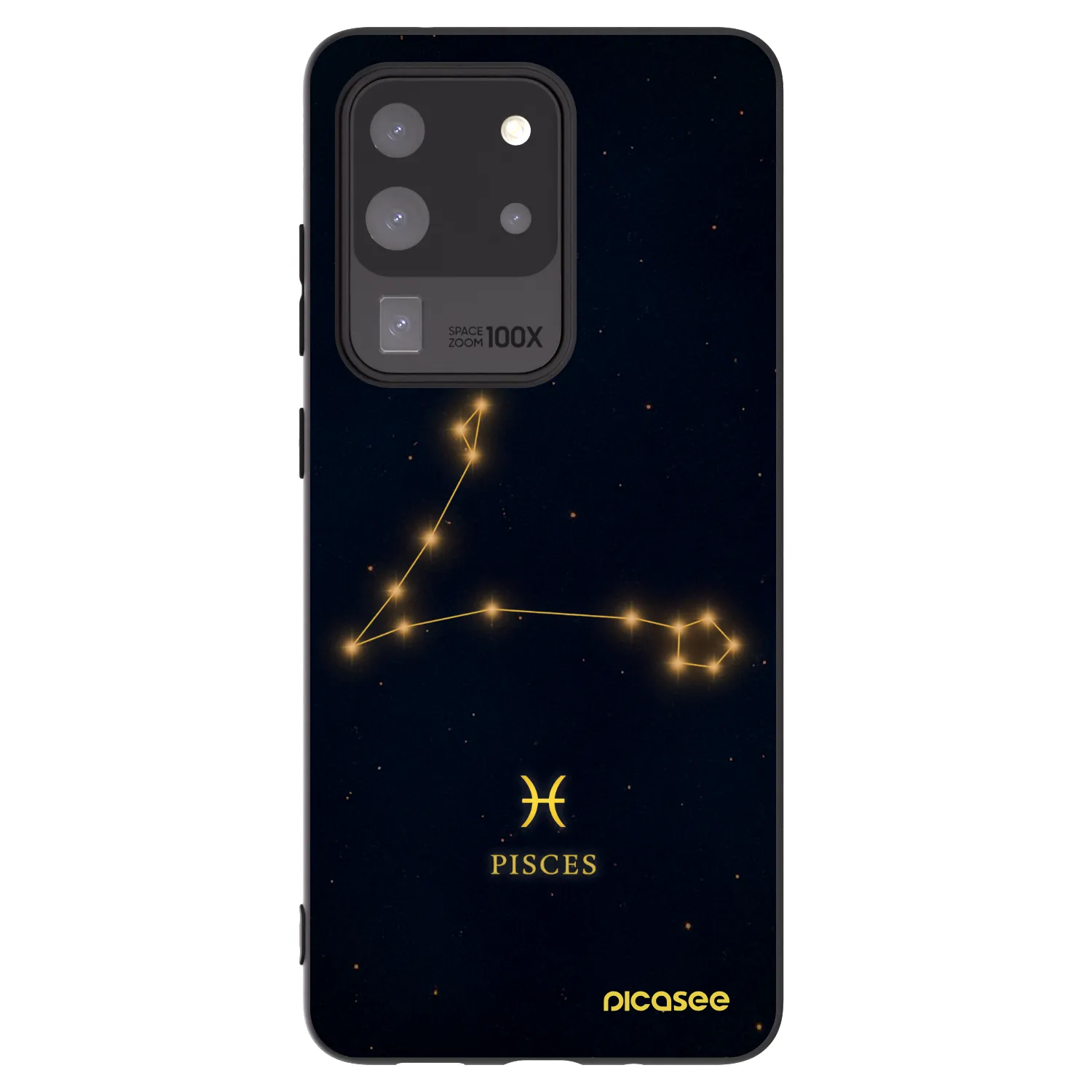 Picasee silikonski črni ovitek za Samsung Galaxy S20 Ultra 5G G988F - PISCES