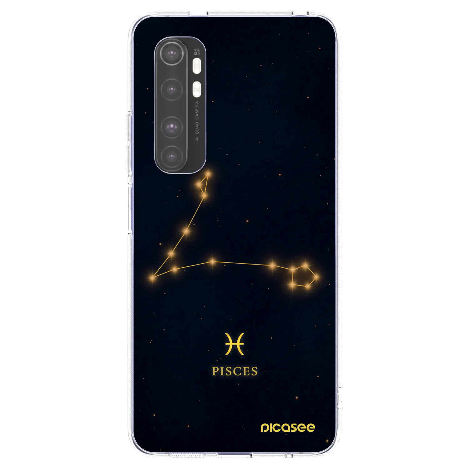 Picasee silikonski prozorni ovitek za Xiaomi Mi Note 10 Lite - PISCES