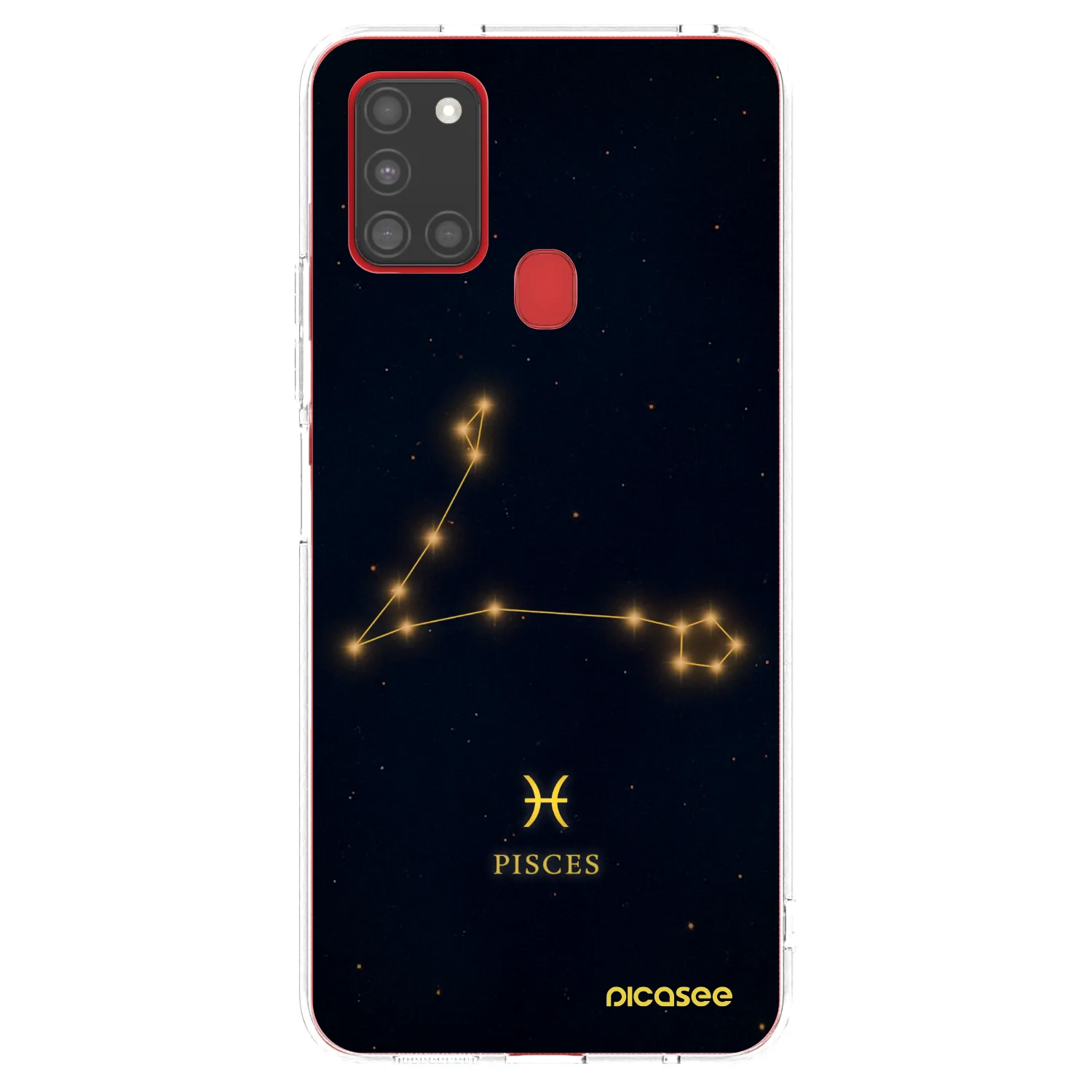 Picasee silikonski prozorni ovitek za Samsung Galaxy A21s - PISCES