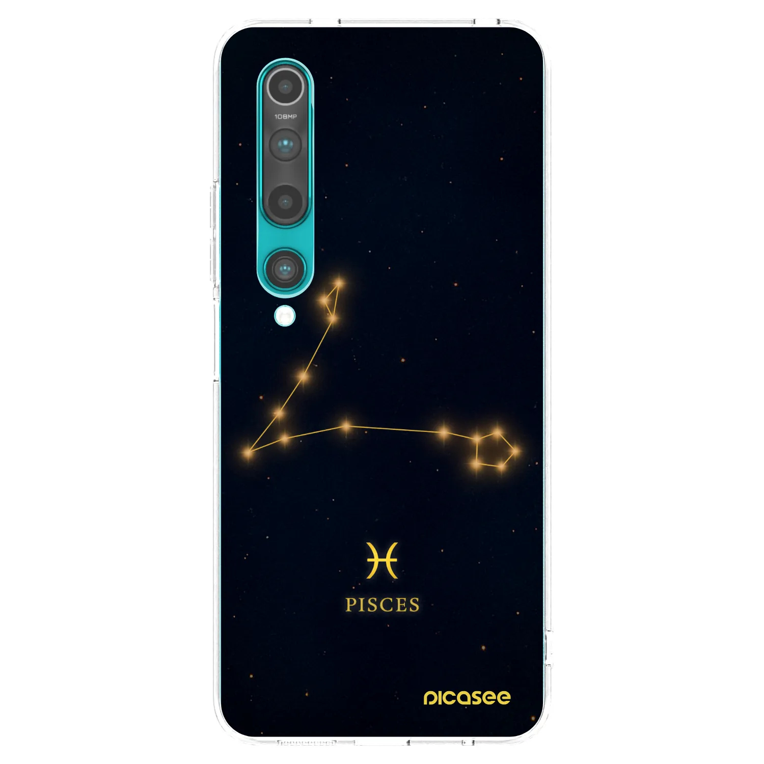 Picasee silikonski prozorni ovitek za Xiaomi Mi 10 - PISCES