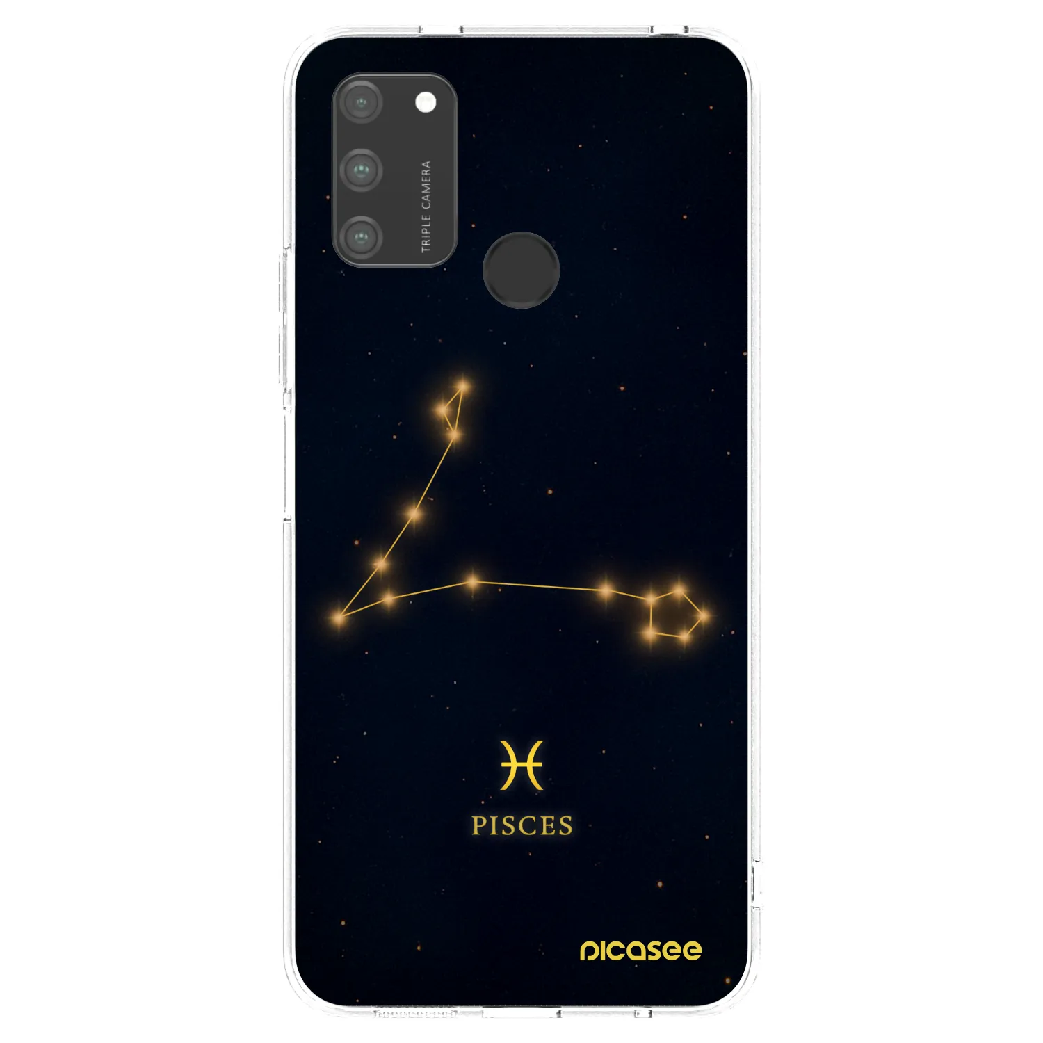 Picasee silikonski prozorni ovitek za Honor 9A - PISCES