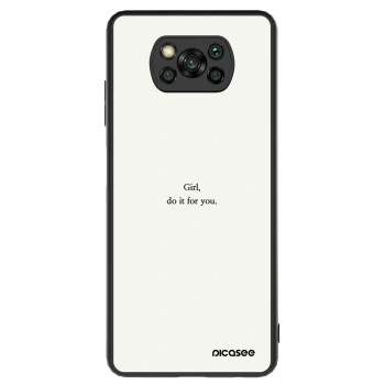 Ovitek za Xiaomi Poco X3 - Girl, do it for you