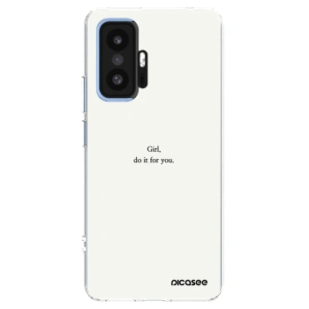 Picasee silikonski prozorni ovitek za Xiaomi 11T - Girl, do it for you