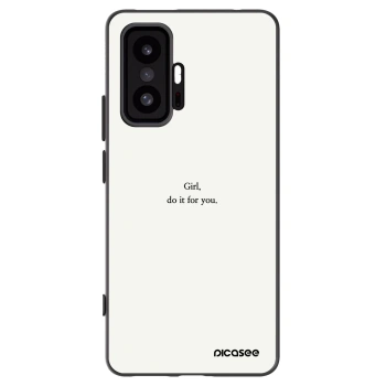 Picasee silikonski črni ovitek za Xiaomi 11T - Girl, do it for you