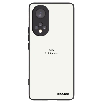 Picasee silikonski črni ovitek za Huawei Nova 9 - Girl, do it for you