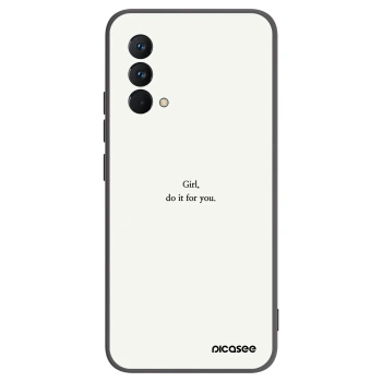 Picasee silikonski črni ovitek za Realme GT Master Edition 5G - Girl, do it for you