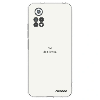 Picasee silikonski prozorni ovitek za Xiaomi Poco X4 Pro 5G - Girl, do it for you
