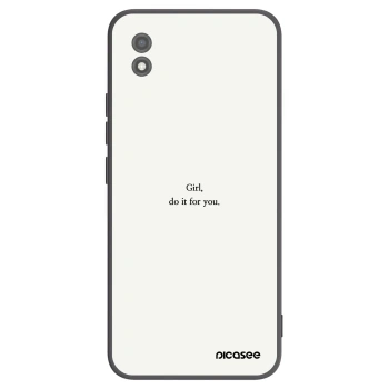 Picasee silikonski črni ovitek za Realme C11 (2021) - Girl, do it for you