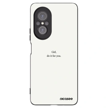 Picasee silikonski črni ovitek za Huawei Nova 9 SE - Girl, do it for you
