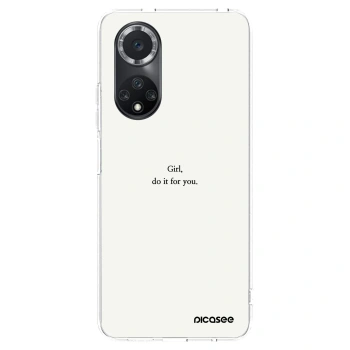 Picasee silikonski prozorni ovitek za Huawei Nova 9 SE - Girl, do it for you