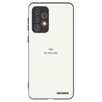 Picasee silikonski črni ovitek za Samsung Galaxy A33 5G A336 - Girl, do it for you