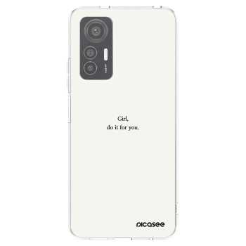 Picasee silikonski prozorni ovitek za Xiaomi 12 Lite - Girl, do it for you