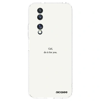 Picasee silikonski prozorni ovitek za Honor 70 - Girl, do it for you