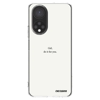 Picasee silikonski prozorni ovitek za Honor X7 - Girl, do it for you