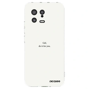 Picasee silikonski prozorni ovitek za Xiaomi 13 - Girl, do it for you