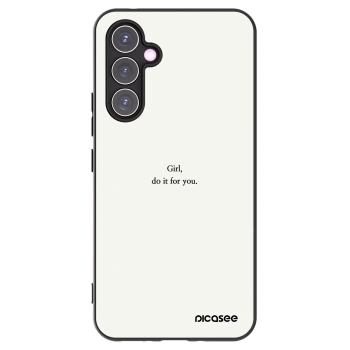 Picasee silikonski črni ovitek za Samsung Galaxy A54 5G A546B - Girl, do it for you